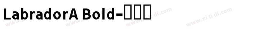 LabradorA Bold字体转换